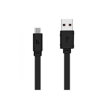 USB კაბელი  HOCO X5 BAMBOO MICRO CHARGING CABLE BLACK