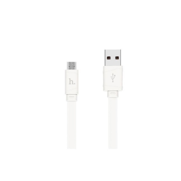 USB  კაბელი HOCO X5 BAMBOO MICRO CHARGING CABLE WHITE