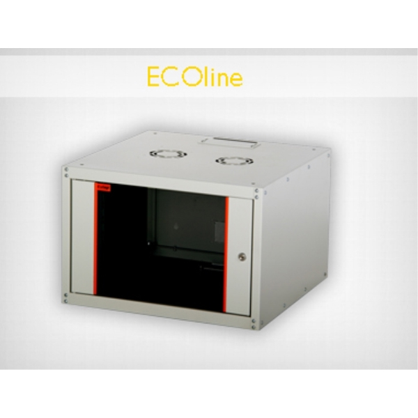 Ecoline cabinet 7U 600x600 Black