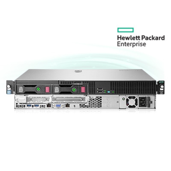 სერვერი HPE ProLiant DL20 Gen9 4SFF /(1) Intel® Xeon® E3-1240v5 (3.5GHz/4-core/8MB/80W) /8GB (1x8GB Unbuffered DIMMs, 2133 MHz) /NO HDD /H240 /RAID (0/1/5) /2x1GbE /NO ODD /(1) 900W RPS /1/1/1 Year /1U