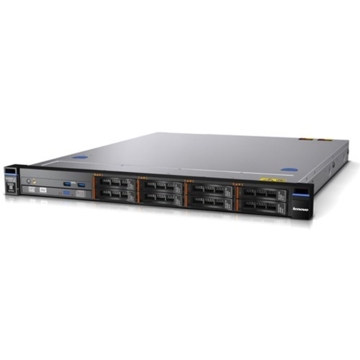 Lenovo x3250 M5, 1x Xeon E3-1271v3 4C, 3.6GHz 8MB / 1600 DDR3 (80W), 2x8GB (1x 8GB (2Rx8, 1.35V) 1600MHz UDIMM), 8x600GB 10K 6Gbps SAS 2.5" G2HS HDD, M1115, Multiburner, 1x460W 80+ Gold HS PSU