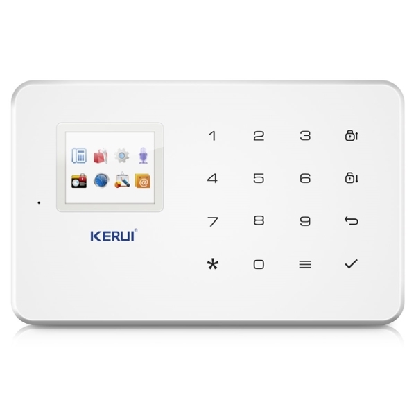 დაცვის GSM სისტემა KERUI G18 TFT Touch GSM Alarm Wireless IOS/Android APP Control Home Burglar Security Protection Alarm System