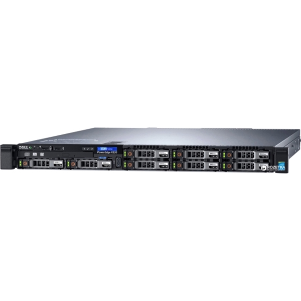 სერვერი DELL PowerEdge R330 1U RACK / Intel Xeon E3-1230 v6 3.5GHz