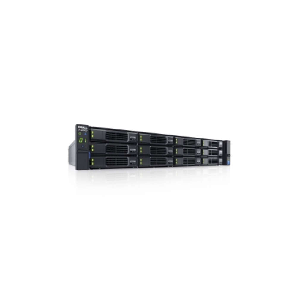 სერვერი Dell Compellent SCv2000FC/ 4 x 8Gb FC ports per controller/ Dual Controller/ Memory 8GB Per Controller/ 12 x 3.5 drive bays/ 12x4TB NLSAS 12Gb, 3.5 7.2K, HDD/ RAID:Supports RAID 5, 6, RAID 10 and RAID 10 DM 