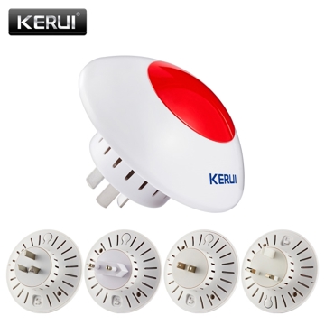 KERUI Wireless Flashing Siren Alarm Flash Horn Red Light Strobe Siren 433 MHz suit for most Alarm System hot product Wireless Siren