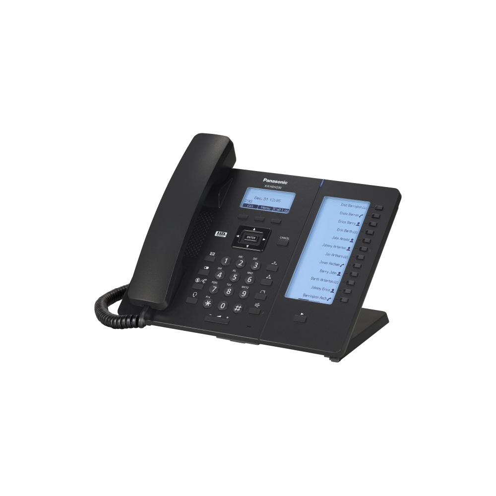 სტაციონალური ტელეფონი Panasonic  KX-HDV230RUB