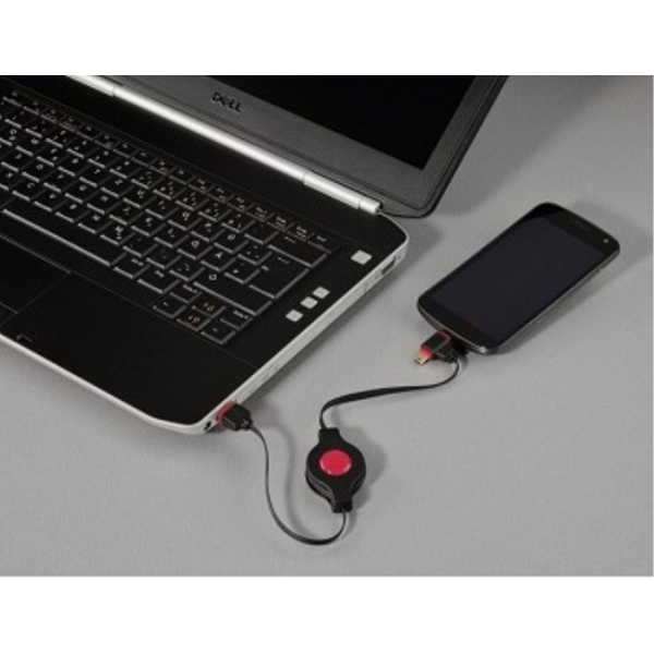 USB კაბელი HAMA 2IN1 MINI/MICRO USB 2.0 CABLE (54515)