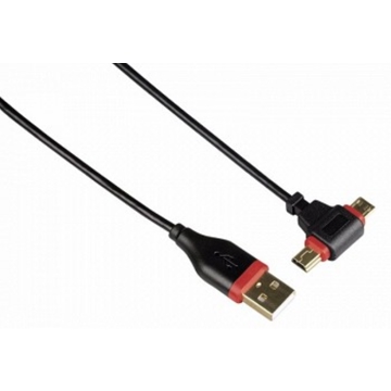 HAMA 2IN1 MINI/MICRO USB 2.0 CABLE (54516)