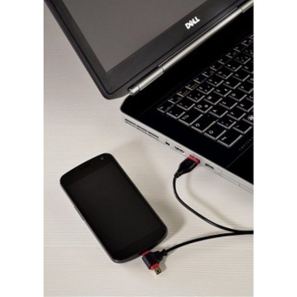 USB კაბელი HAMA 2IN1 MINI/MICRO USB 2.0 CABLE (54516)