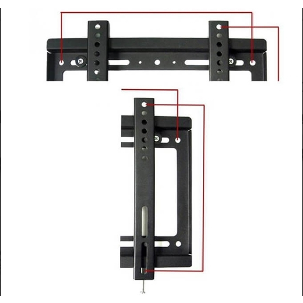 Allscreen Universal LCD LED TV Bracket CTMB25  14"-42" ინჩი