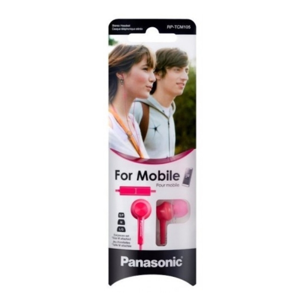 ყურსასმენი Panasonic RP-TCM105E-P Pink