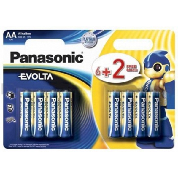 ელემენტი PANASONIC EVOLTA LR6EGE/8B2F