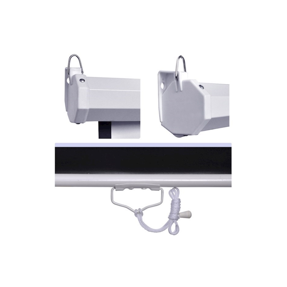 პროექტორის ეკრანი ALLSCREEN MANUAL PROJECTION SCREEN 240X180CM HD FABRIC CWP-12043