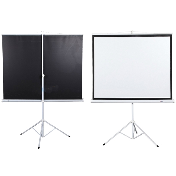 პროექტორის ეკრანი ALLSCREEN TRIPOD PROJECTION SCREEN 244 X 244 CM HD FABRIC CTP-9696