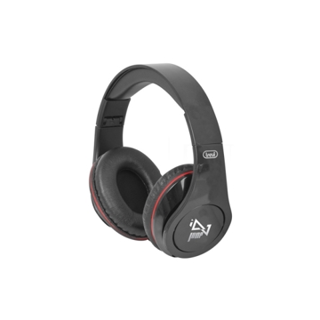 ყურსასმენი TREVI  STEREO  HEADPHONES + MIICROPHONE DJ 677 M BLACK (0067700)