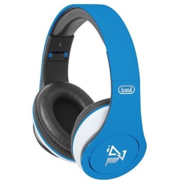 ყურსასმენი TREVI  STEREO  HEADPHONES + MIICROPHONE DJ 677 M BLUE (0067704)