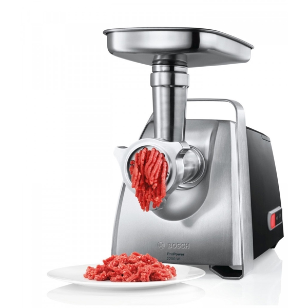 ხორცსაკეპი Bosch MFW68640, 2200W, Meat Grinder, Silver