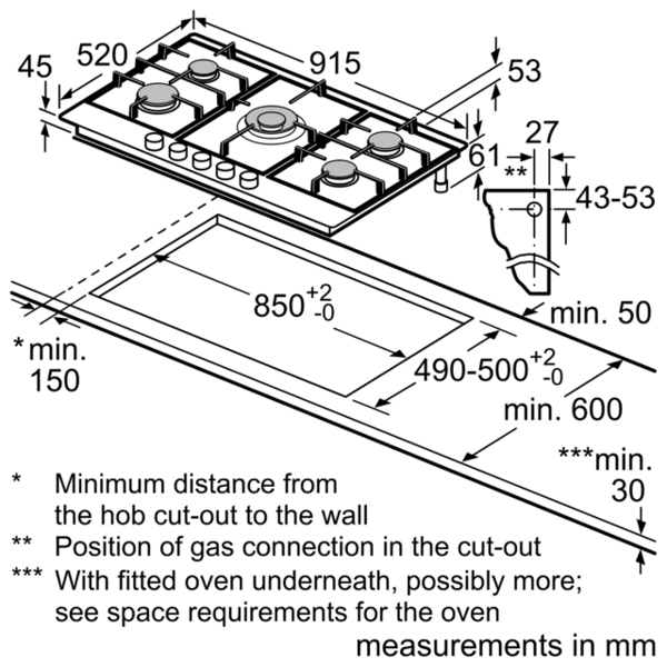 BOSCH PCR9A5B90M, Silver