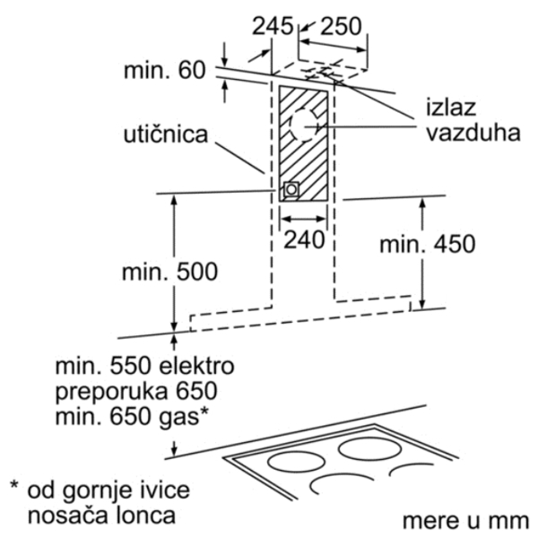 გამწოვი   BOSCH  DWB068E50