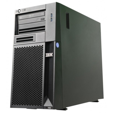 IBM x3100M5, 1x Xeon E3-1220v3 3.1GHz 8MB 4C 1600 (80W), 8GB (1x 8GB (2Rx8, 1.35V 1600MHz) UDIMM), 1x 1TB 7K2 3.5" SS SATA(4), C100, Multiburner, 1x300W 80+ Bronze Fixed PSU