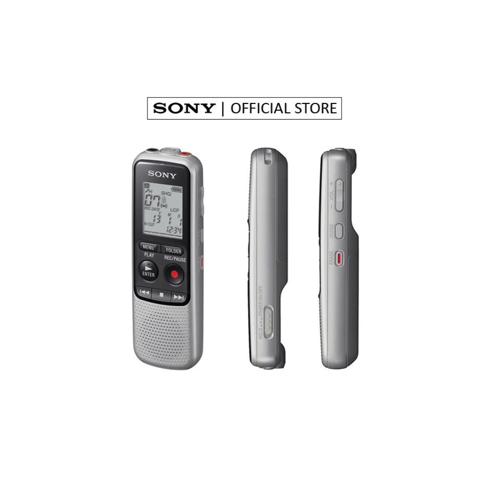 DIGITAL  SONY ICD-BX140 4GB DIGITAL VOICE RECORDER - SILVER