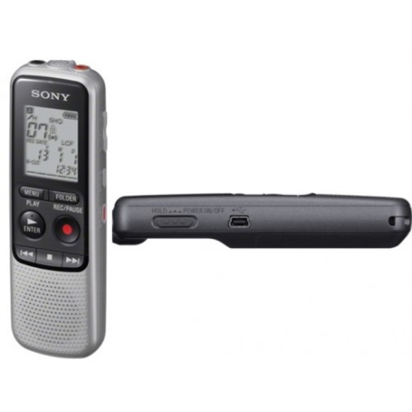 DIGITAL  SONY ICD-BX140 4GB DIGITAL VOICE RECORDER - SILVER