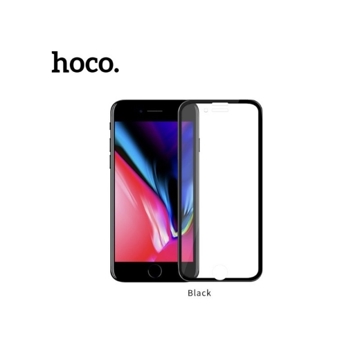 მობილურის დამცავი  HOCO COOL ZENITH SERIES 3D HIGH TRANSPARENT TEMPERED GLASS FOR IPHONE7 PLUS8 PLUS(V1) BLACK