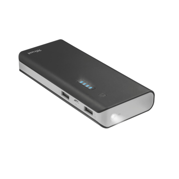 პორტატული დამტენი  TRUST PRIMO POWERBANK 10000   BLACK