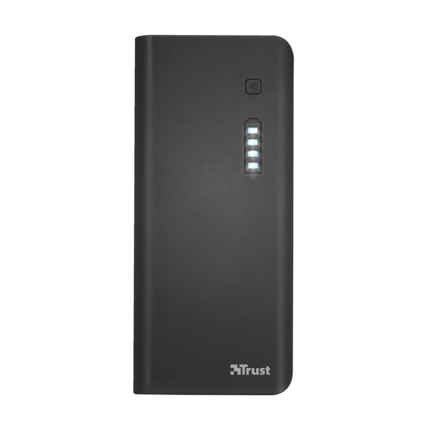 პორტატული დამტენი  TRUST PRIMO POWERBANK 10000   BLACK