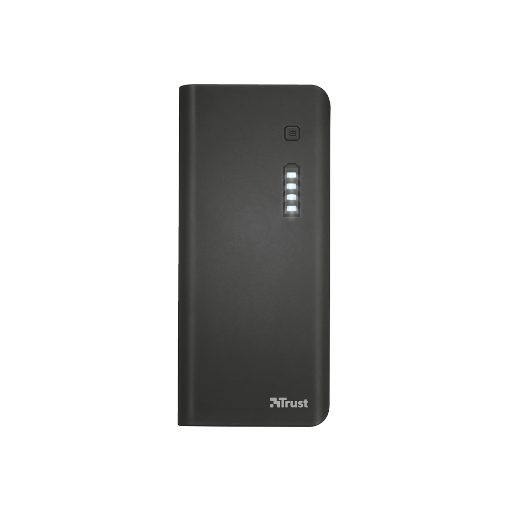 პორტატული დამტენი  TRUST PRIMO POWERBANK 10000   BLACK