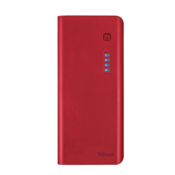 პორტატული დამტენები TRUST PRIMO POWERBANK 10000   RED