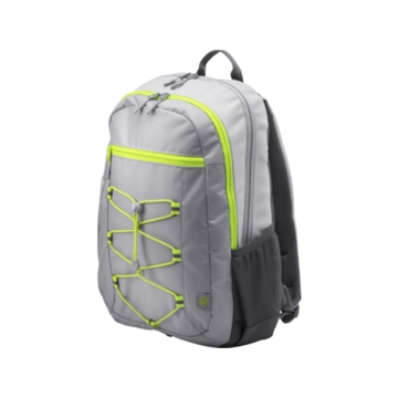 ნოუთბუქის ჩანთა HP 39.62 cm (15.6") Active Backpack (Grey/Neon Yellow) (1LU23AA)