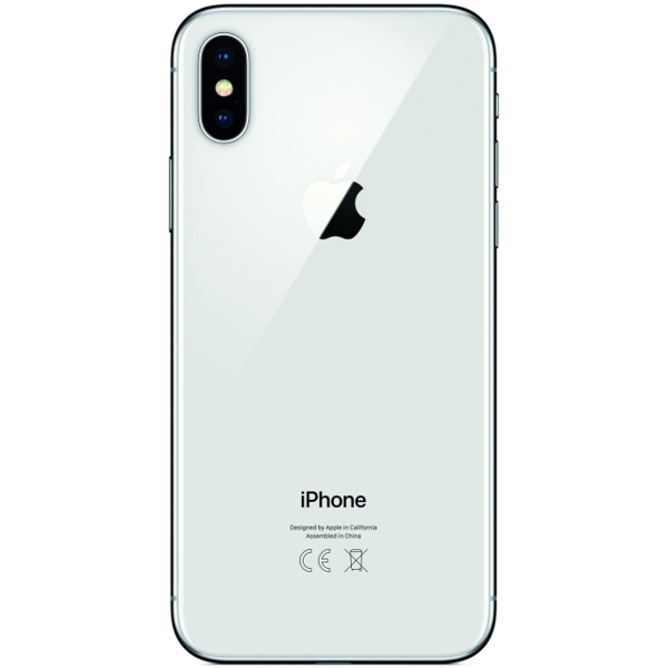 მობილური ტელეფონი APPLE IPHONE X 64GB SILVER (A1901)