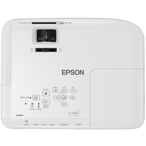 პროექტორი Epson EB-W06 WXGA 1280 x 800 3LCD Projector 3,700 Lumen Contrast 16,000 Wireless LAN IEEE 802.11b/g/n (optional)