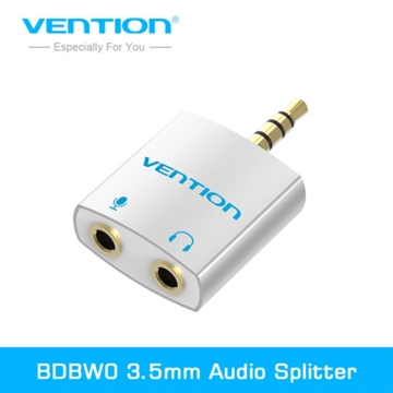 სპლიტერი Vention BDBW0 3.5mm Audio Splitter Connector 1 Male to 2 Female Adapter