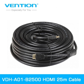  HDMI  კაბელი   VENTION VDH-A01-B2500 HDMI 25m Cable