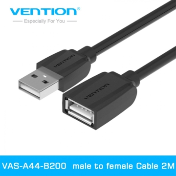 სადენი Vention VAS-A44-B200 USB2.0 male to female Cable 2M