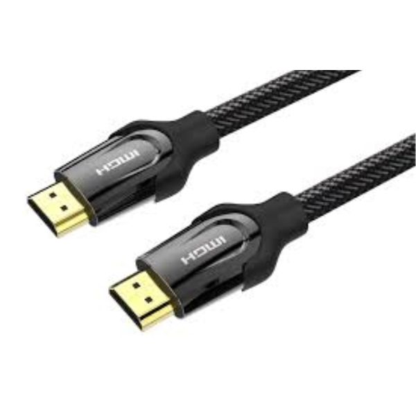 HDMI კაბელი VENTION VAA-B05-B500 Nylon Braided HDMI Cable 5M Black Metal Type