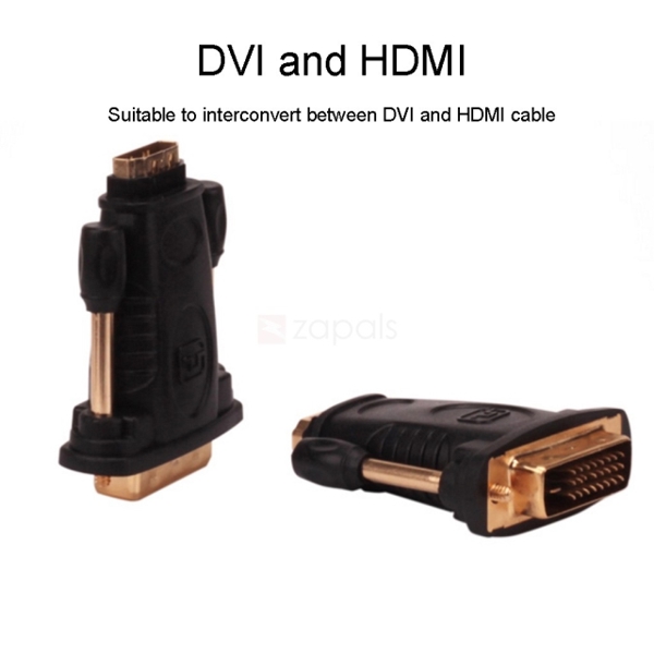 გადამყვანი Vention DV380HD DVI Male to HDMI Female Adapter Black