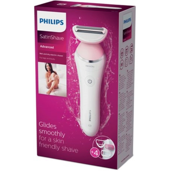 Philips SatinShave BRL140/00  Charging time 8 h, Lithium-ion, Number of shaver heads/blades 1, White/ pink