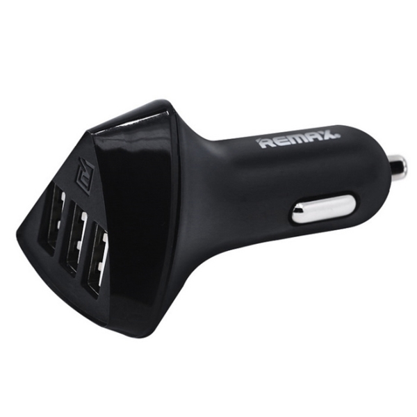 Remax RCC304 Black Alien 3USB  Car Charger  Black