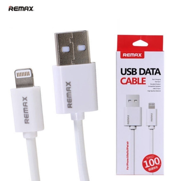 "Remax ""Speed 100"" Fast Charging Cable  Lightning (6954851209201) white"