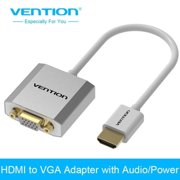 ადაპტერი Vention ACAC HDMI to VGA Adapter Converter Cable with micro USB power 3.5mm audio interface ACAC