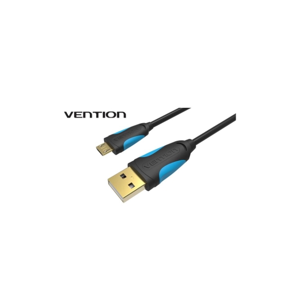 სადენი VENTION VAS-A04-B100-N USB 2.0 A male to micro B male Data Transfer Cable 1 M