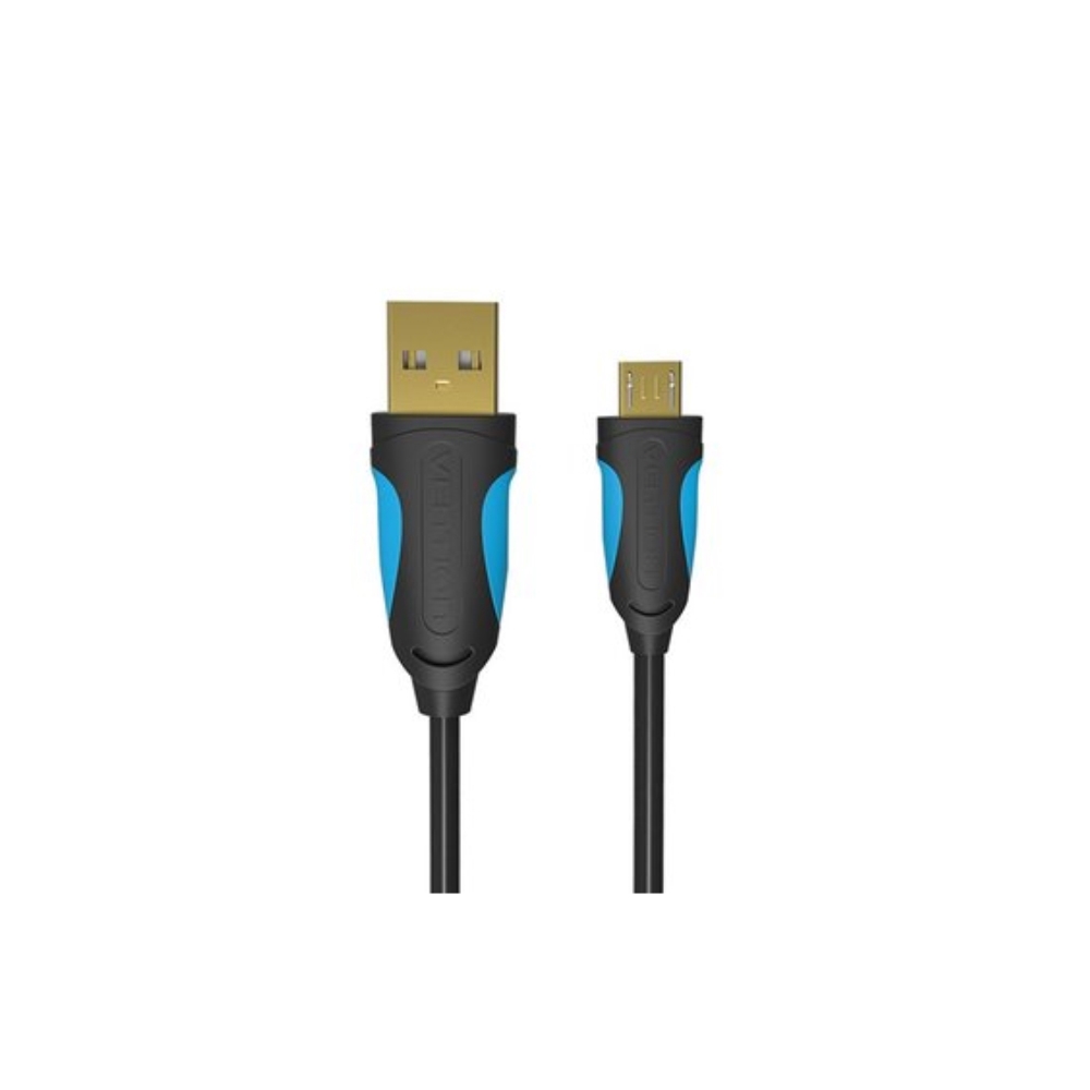 სადენი VENTION VAS-A04-B100-N USB 2.0 A male to micro B male Data Transfer Cable 1 M