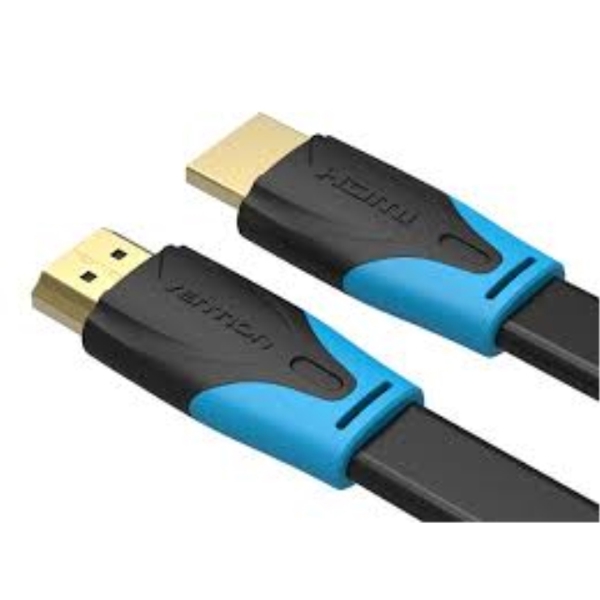 სადენი Vention VAA-B02-L500 Flat High Speed HDMI 5M Cable