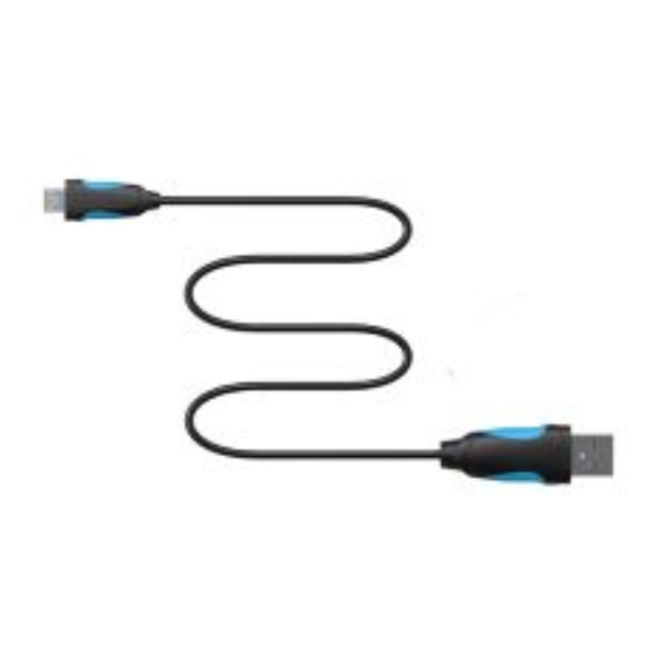 USB კაბელი VENTION USB 2.0 A male to micro B male Data Transfer Cable VAS-A04-B150-N