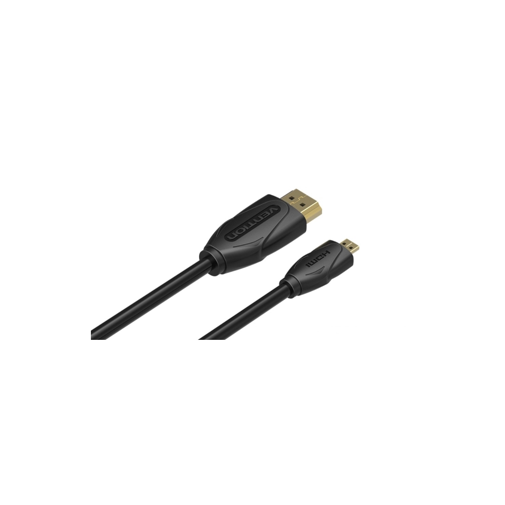 HDMI კაბელი "VENTION Micro HDMI Cable 2M Black  VAA-D03-B200 "