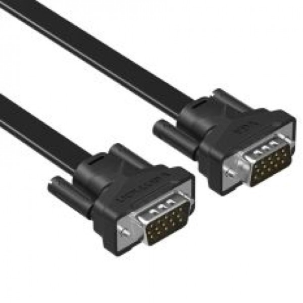 VGA კაბელი VENTION VAG-B04-B2500 VGA(3+6) Male to Male Cable 25M Black