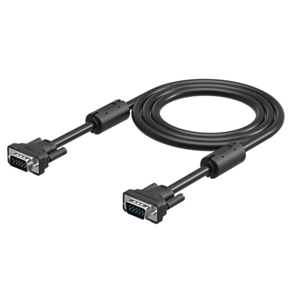 VGA კაბელი VENTION VAG-B04-B2500 VGA(3+6) Male to Male Cable 25M Black